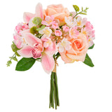 37cm Rose and Orchid Bouquet Light Pink image 2