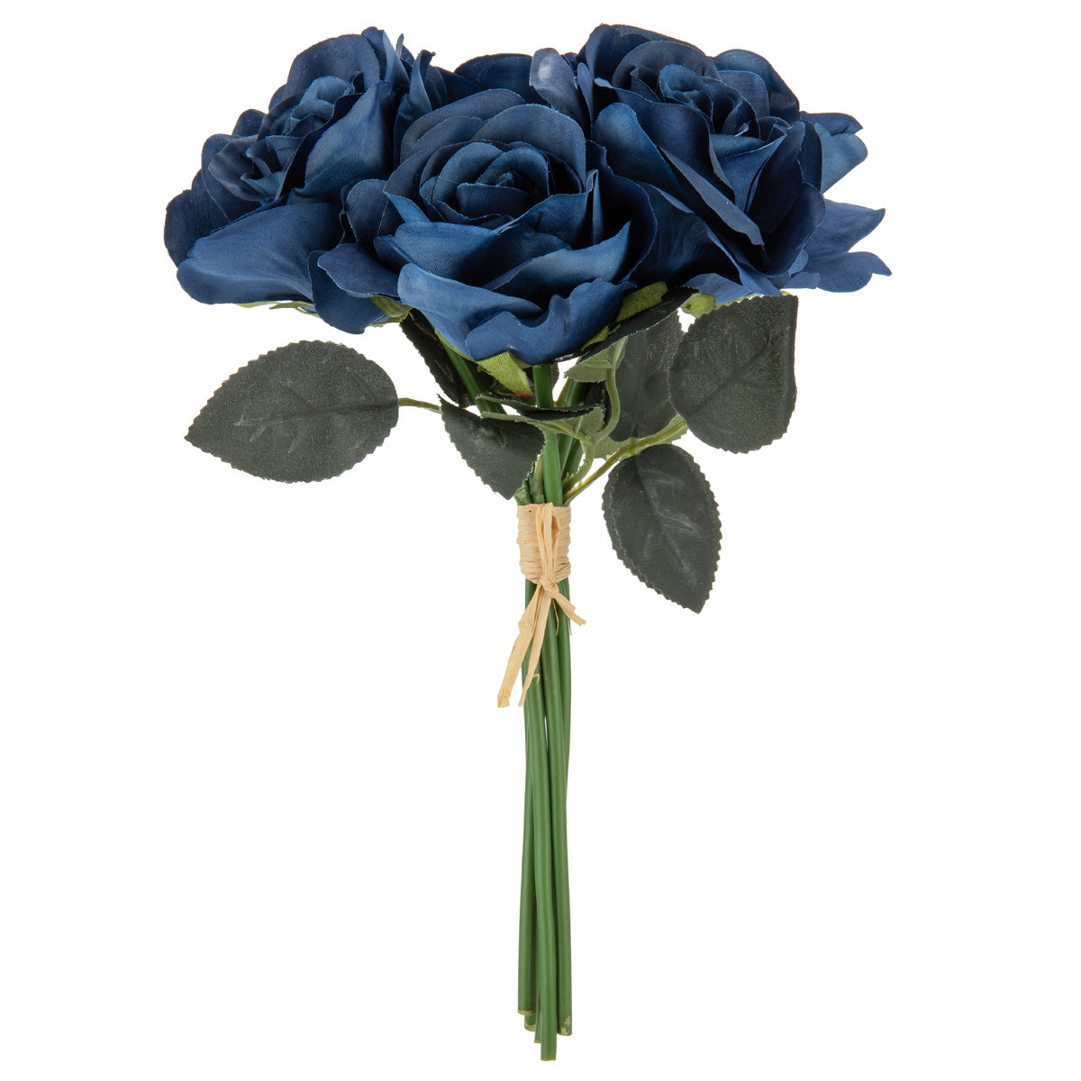 Eugenie Rose Bunch x 6 Navy Blue image 2