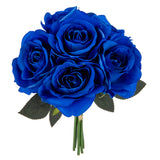 Eugenie Rose Bunch x 6 Royal Blue image 1