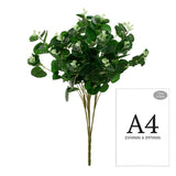 Eucalyptus Bush Dark Green (16 Heads) image 1