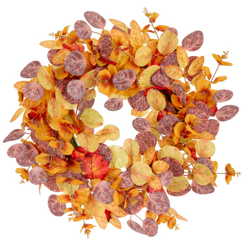 50cm Autumnal Eucalyptus Wreath image 0