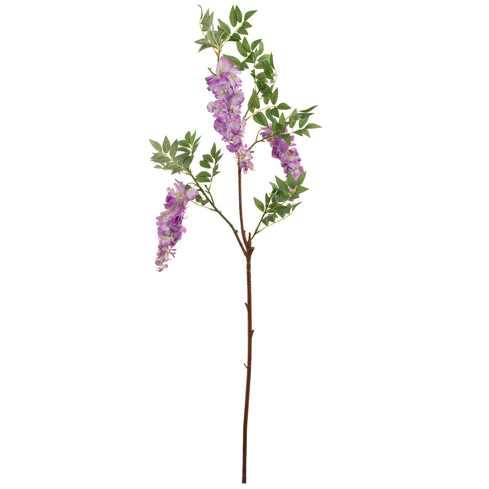Wisteria Spray x 3 Heads Purple image 0