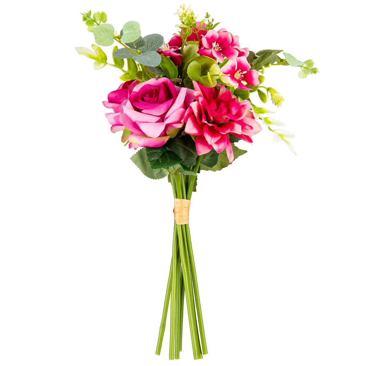 Hand Tied Rose Dahlia Bunch Rose Red