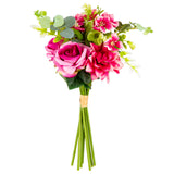 Hand Tied Rose Dahlia Bunch Rose Red