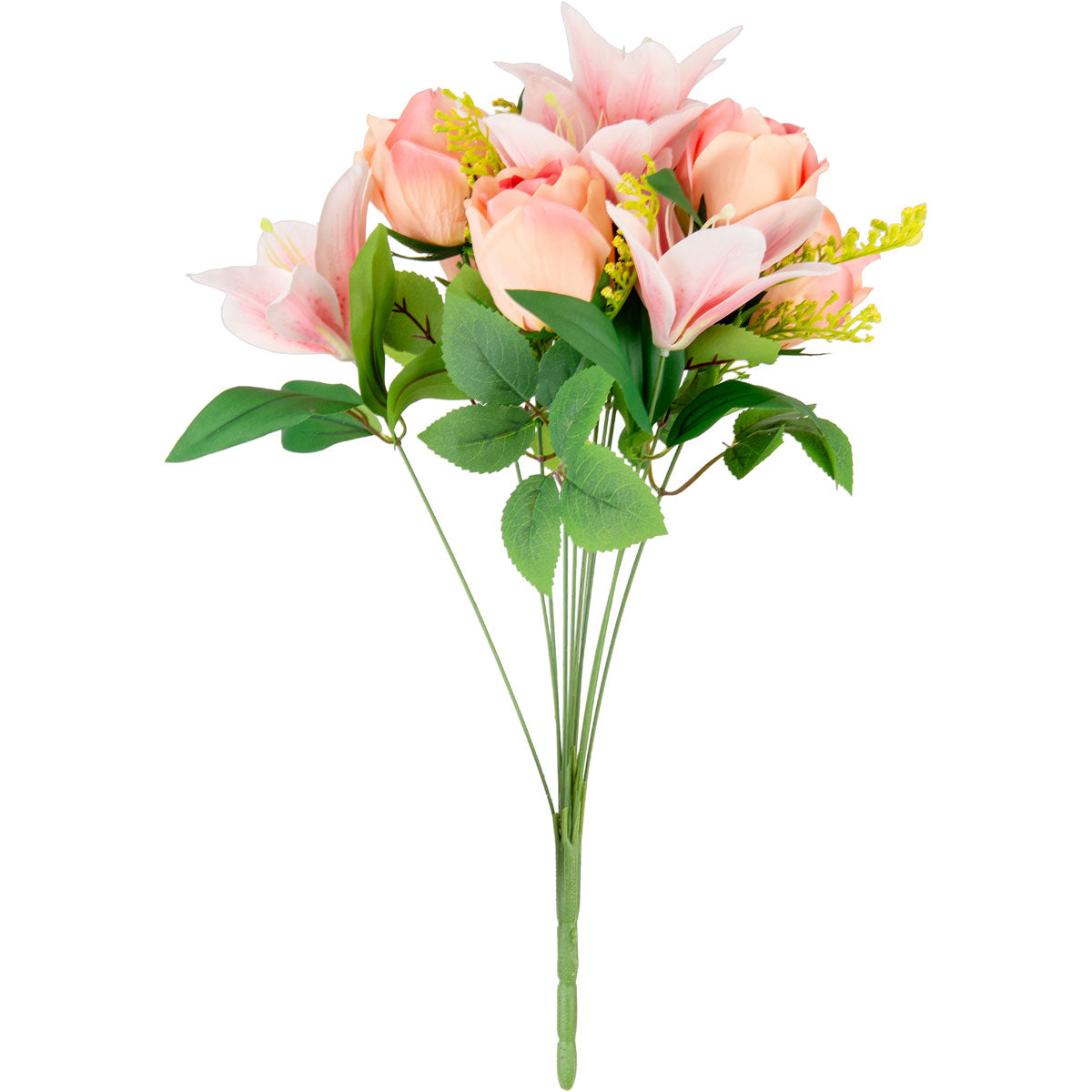 Tiger Lily Rose Bouquet Light Pink