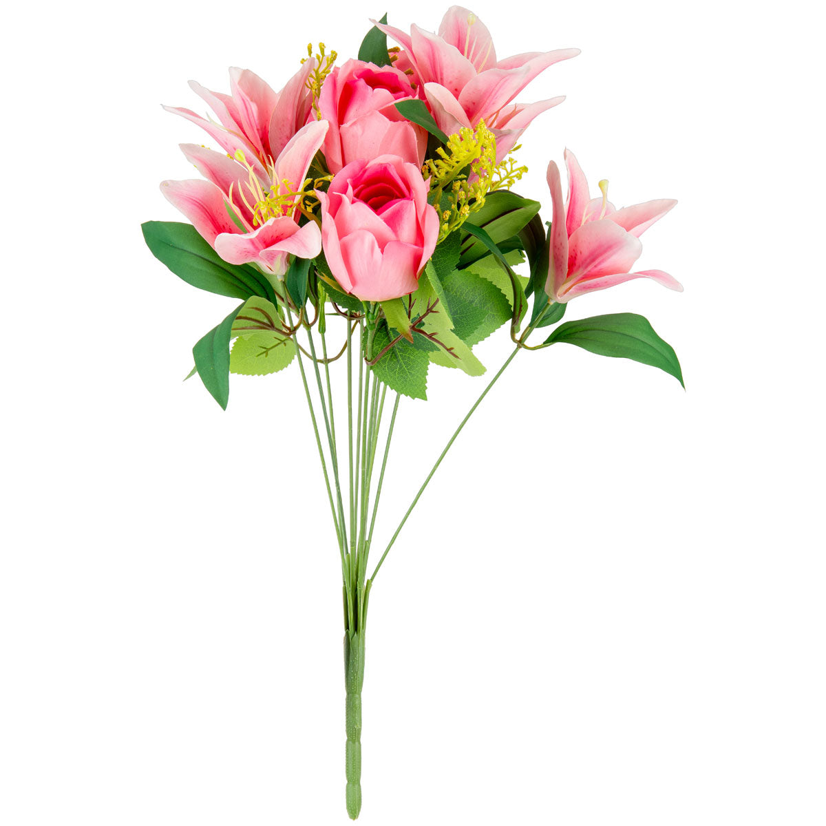 Tiger Lily Rose Bouquet Pink