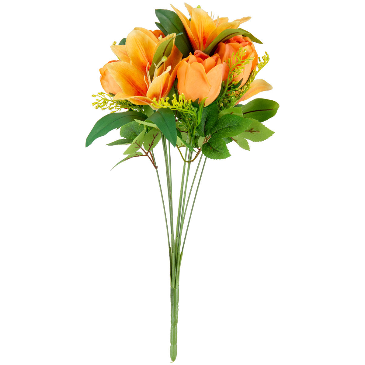Tiger Lily Rose Bouquet Orange