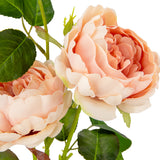 70cm Rose Spray x 3 Dusky Pink image 2