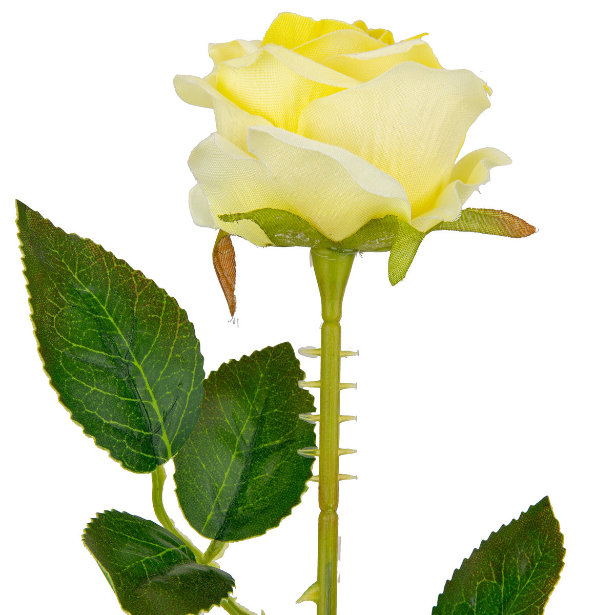 Gabriella Single Rose Pale Yellow 53cm image 1