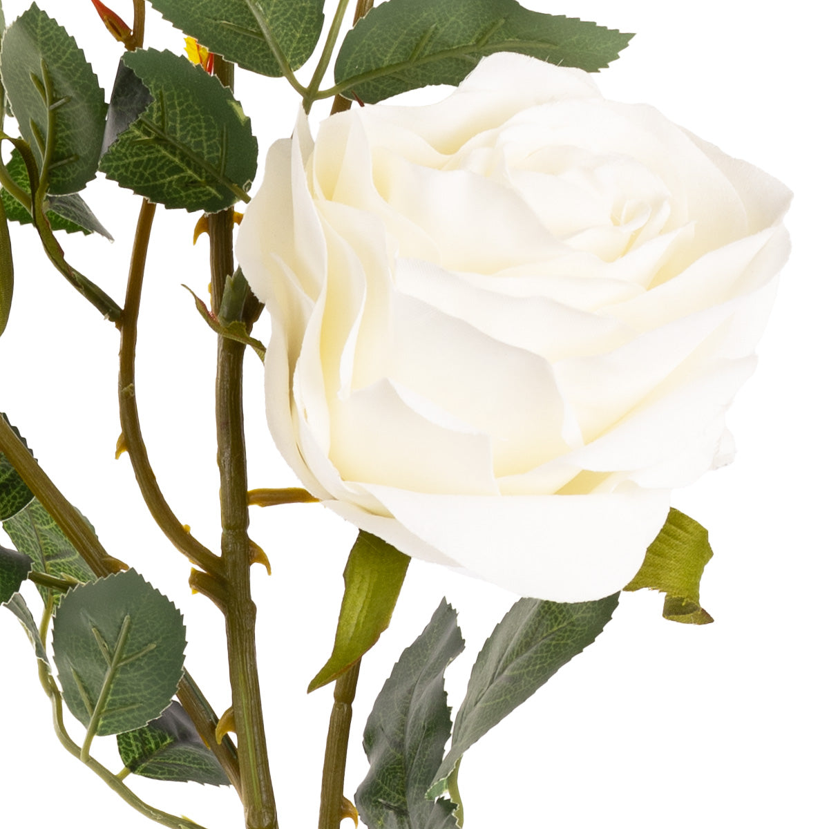 Large Charlotte Rose Spray x 3 White image 2