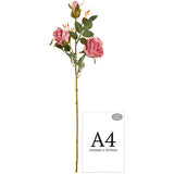 Large Charlotte Rose Spray x 3 Dusky Pink image 1