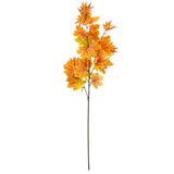Maple Spray x 22 Leaves Light Brown image 0