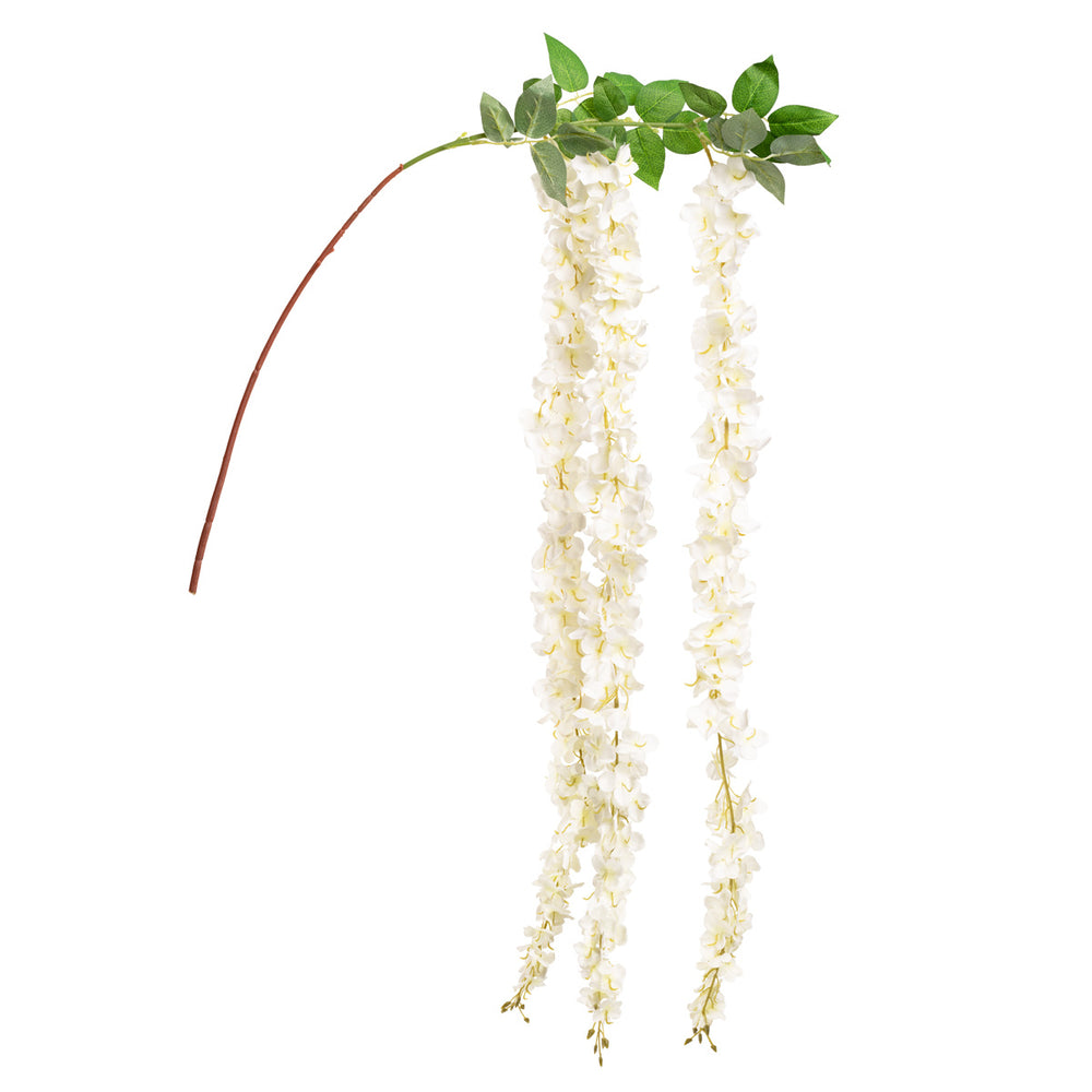 Hydrangea Spray x 3 with Stem Ivory image 0