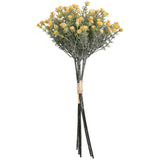 Mini Open Gypsophilia Bunch x 6 Yellow 33cm image 0