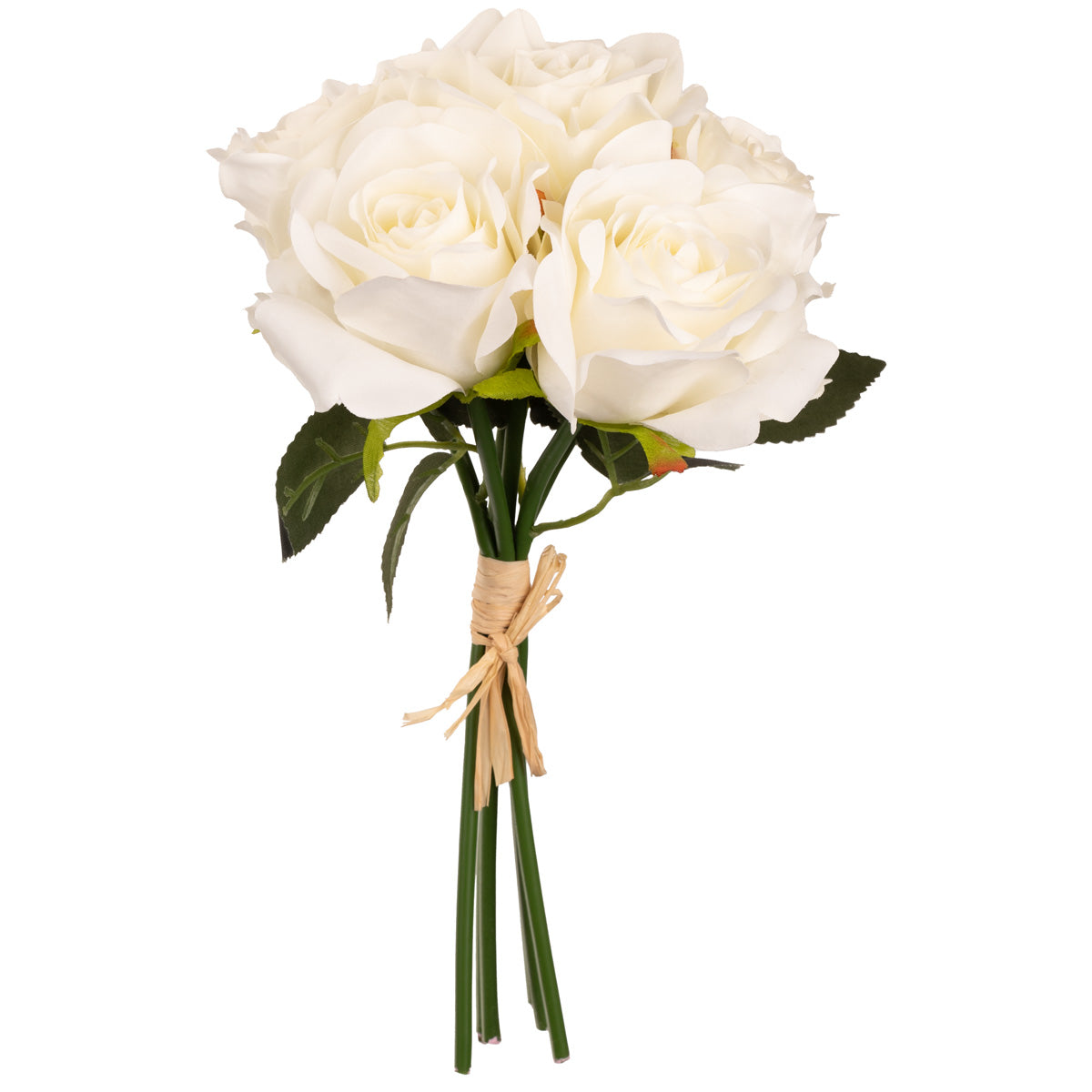 Eugenie Rose Bunch x 6 White image 0