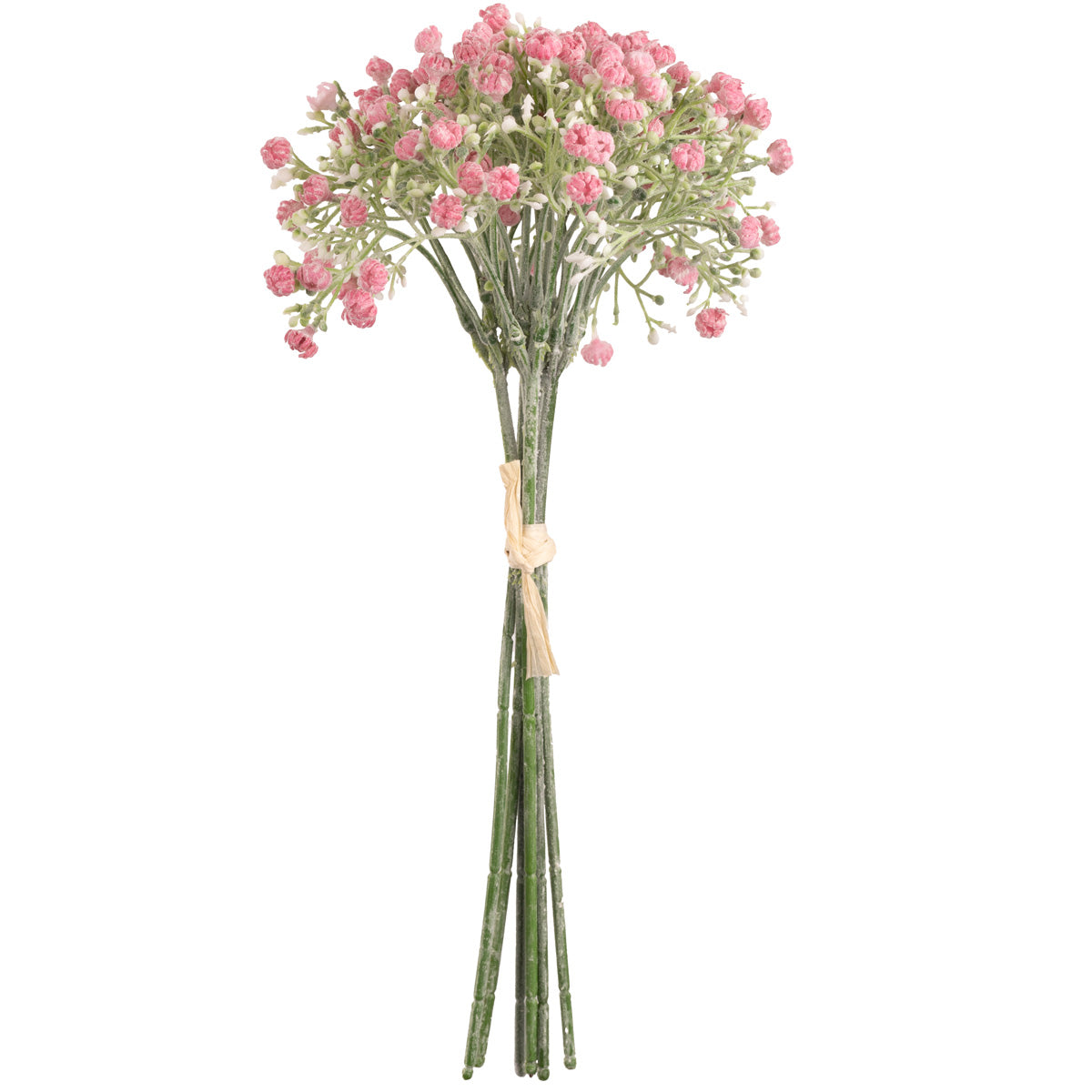 Mini Closed Gypsophilia with Bud Bunch x 6 Pastel Pink 31cm image 0