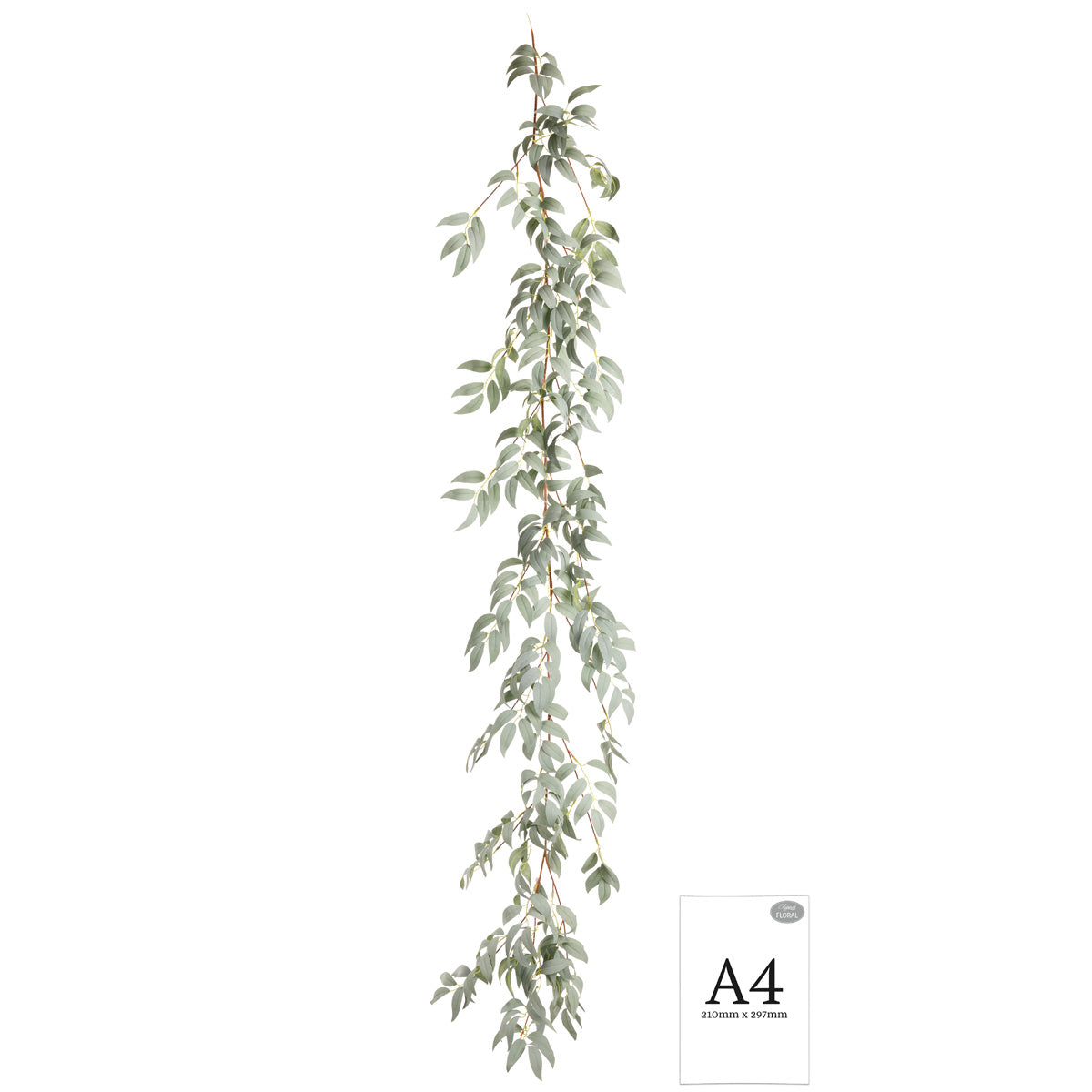 Ruscus Garland Grey/Green 1.7m image 1