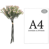 Mini Open Gypsophilia Bunch x 6 Light Pink 33cm image 2