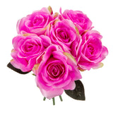 Eugenie Rose Bunch x 6 Bright Pink image 1