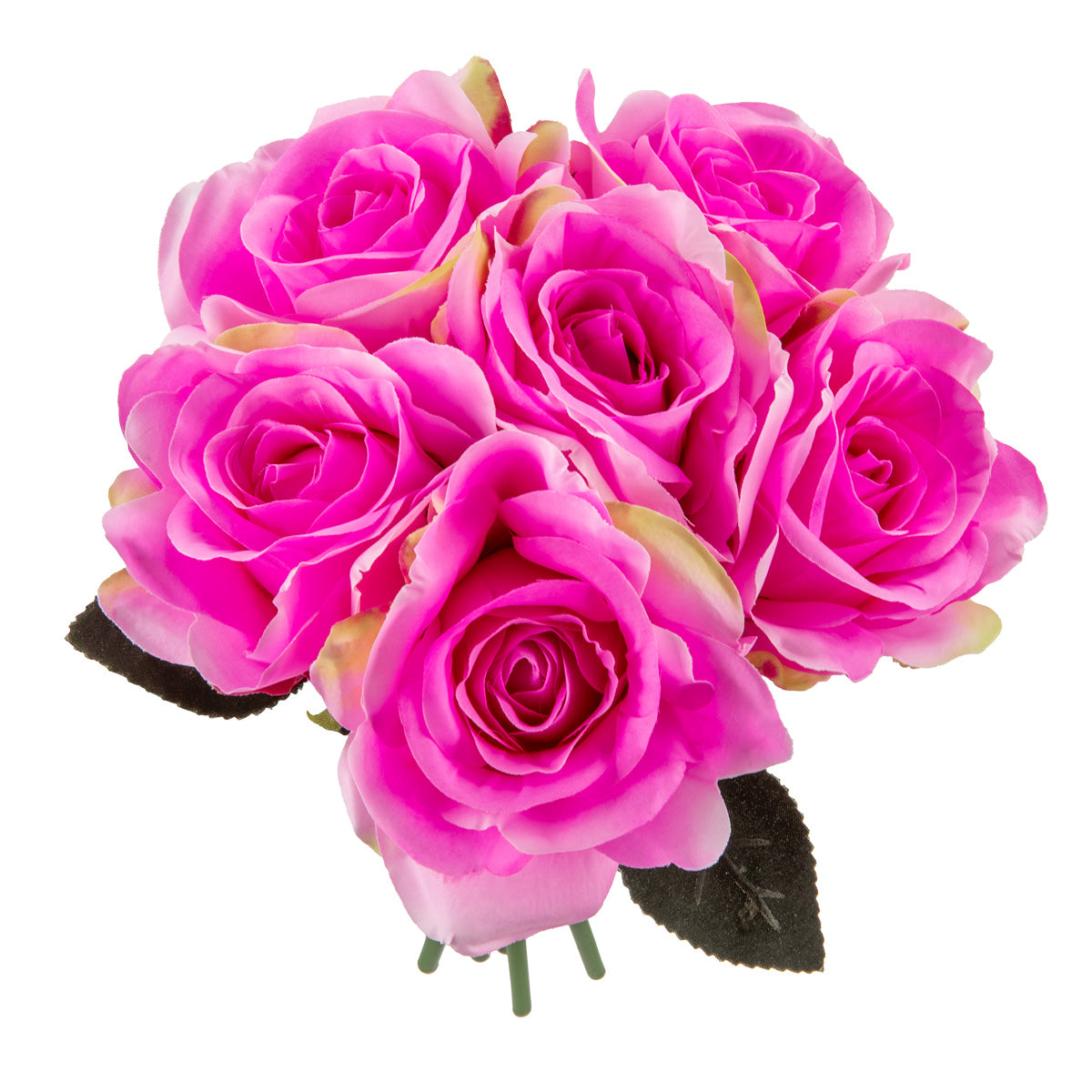 Eugenie Rose Bunch x 6 Bright Pink image 1