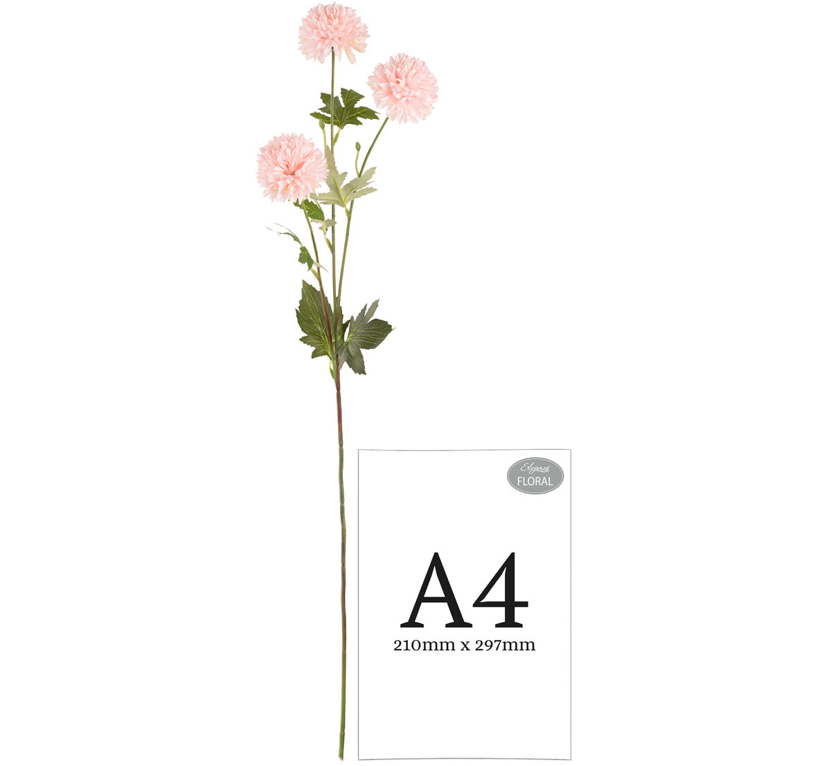 Catherine Chrysanthemum Spray x 3 Light Pink image 1