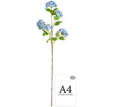 Real Touch Hydrangea x 5 Blue image 1