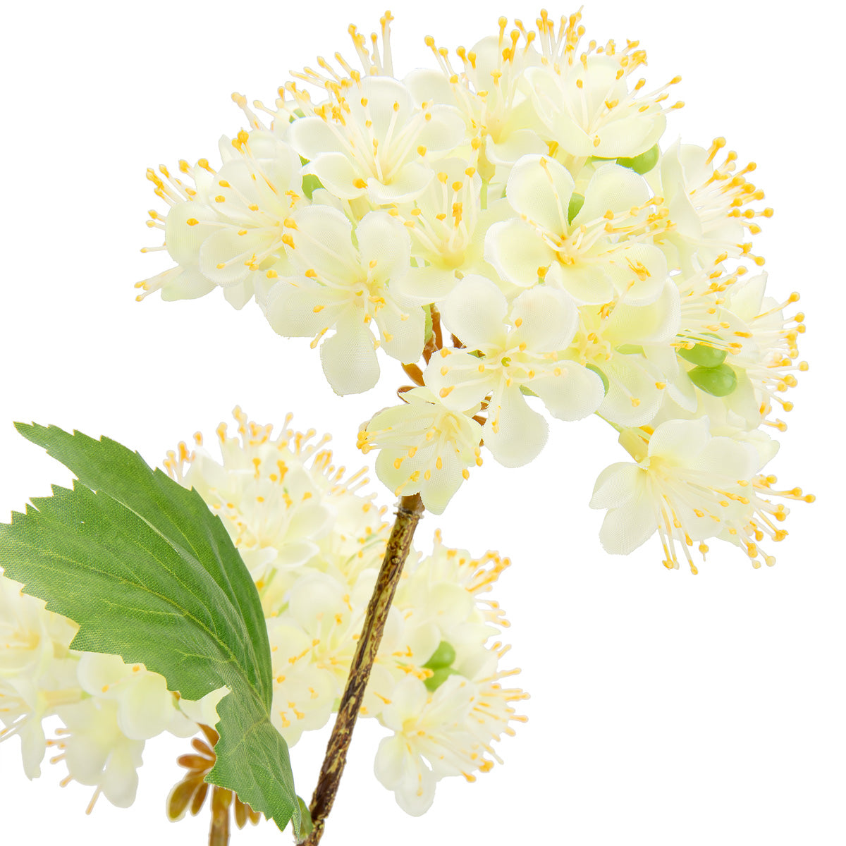 75cm Viburnum Spray x 4 Cream image 1