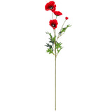 Poppy Spray Red x 3 Heads 1 Bud image 0