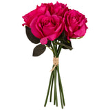 Eugenie Rose Bunch x 6 Dark Pink image 0