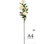 Large Diana Rose Spray x 5 Cream image 2