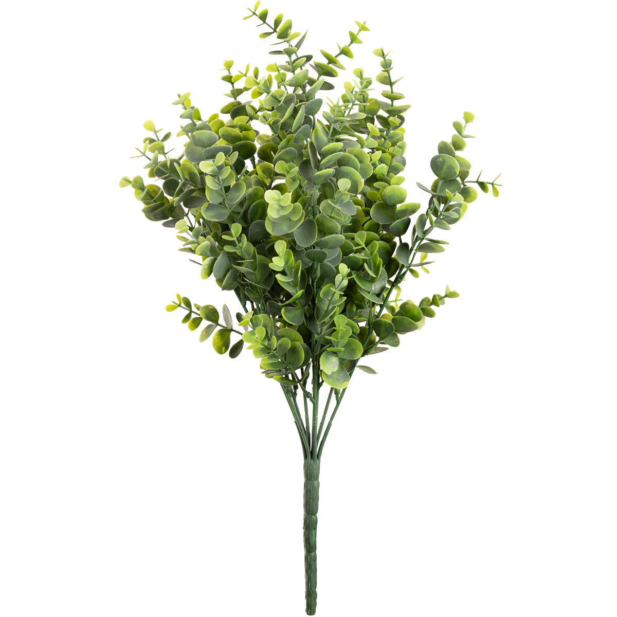 Plastic Eucalyptus Bush Large x 9 Olive Green image 0