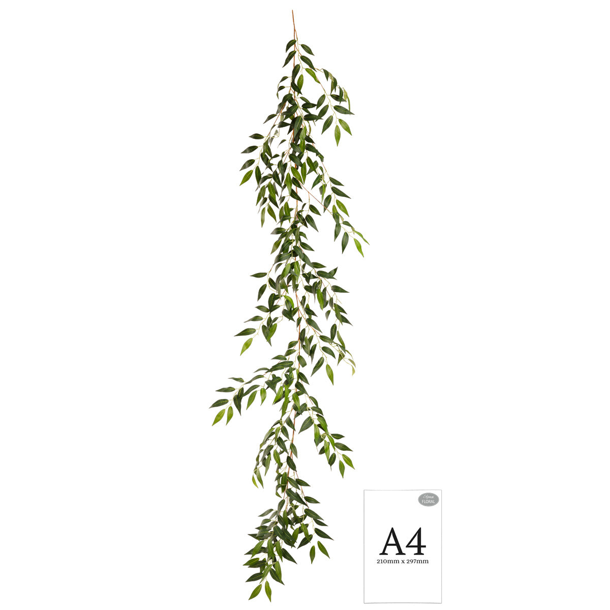 6' Ruscus Garland Green image 1