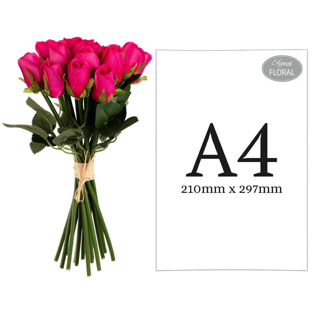 Beatrice Rose Bud Bunch x 15 Dark Pink image 1