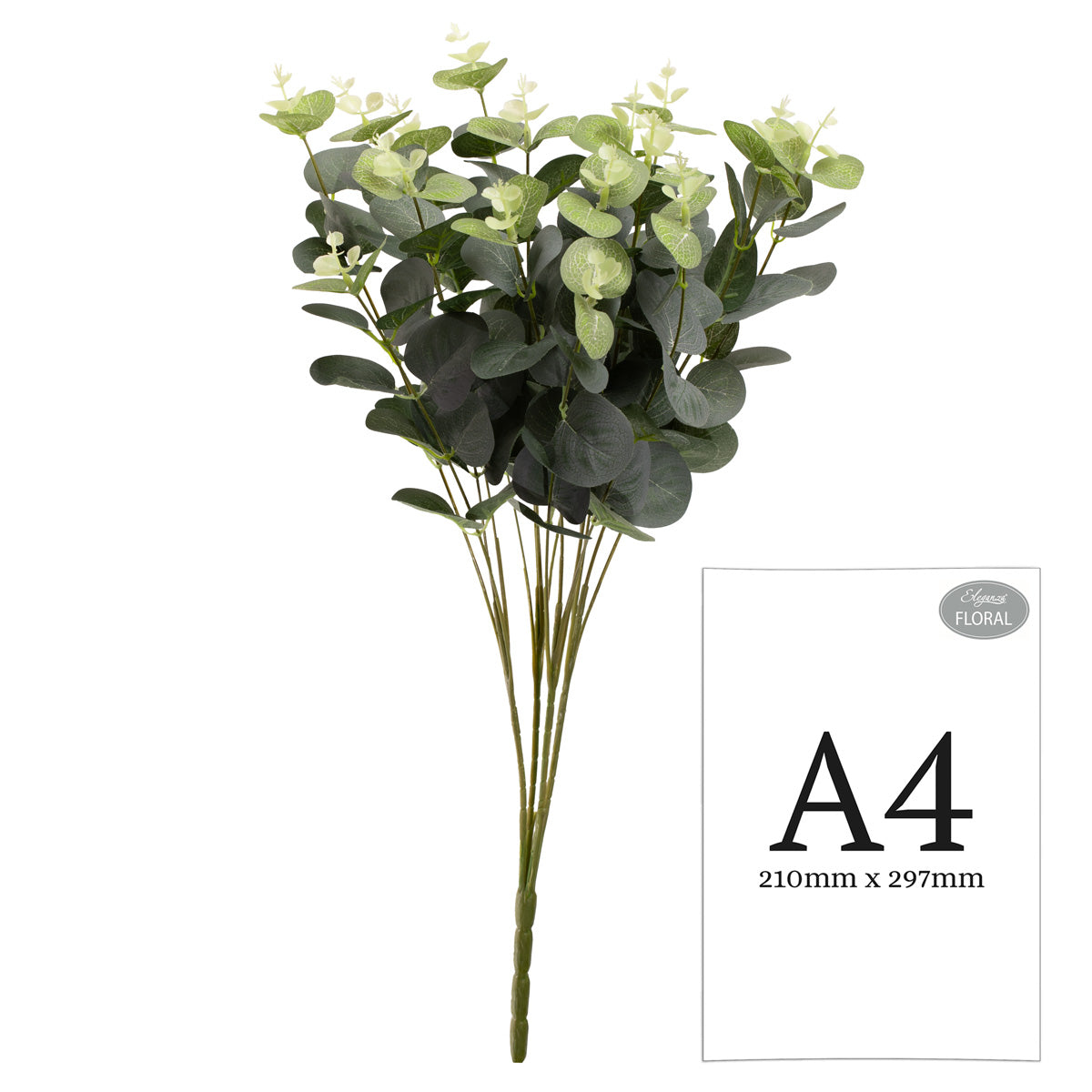 Eucalyptus Bush Frosted Mid Green (16 Heads) image 1