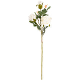 Large Charlotte Rose Spray x 3 White image 0