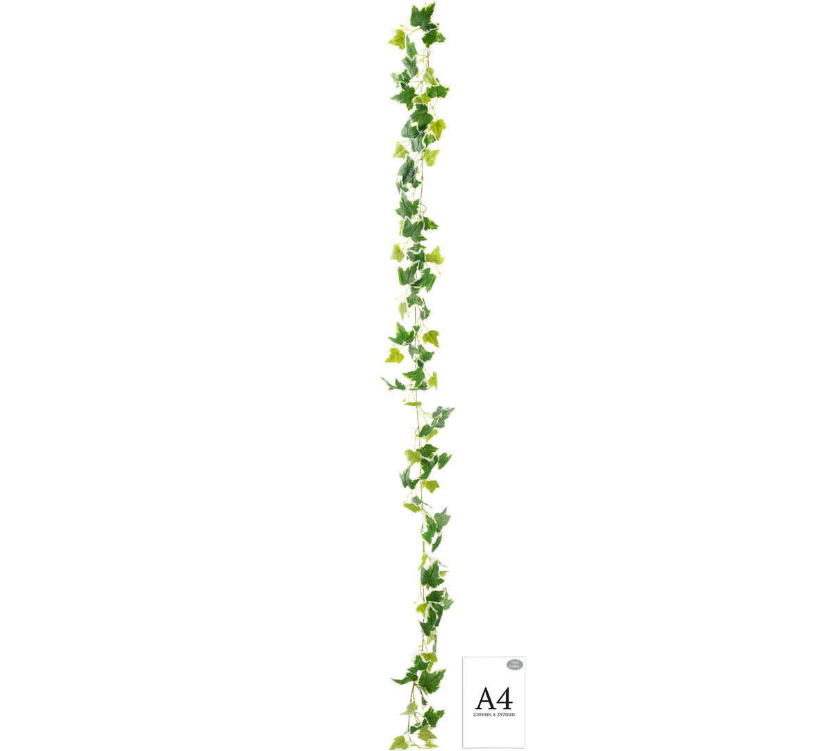 92" Ivy Garland Variegated x 88 Leaves image 2
