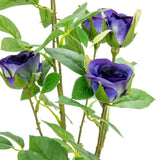 Rose Spray with 6 heads Dark Blue image 3