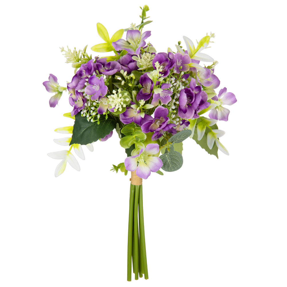 Hand Tied Hydrangea Bunch Purple image 0