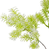 Foliage Spray 72cm Stem White Green image 1