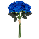 Eugenie Rose Bunch x 6 Royal Blue image 2