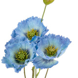 Small Poppy Spray Blue image 1