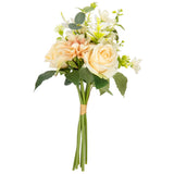 Hand Tied Rose Dahlia Bunch Champagne image 0