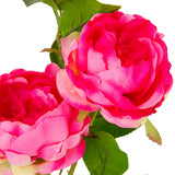 70cm Rose Spray x 3 Bright Pink image 2