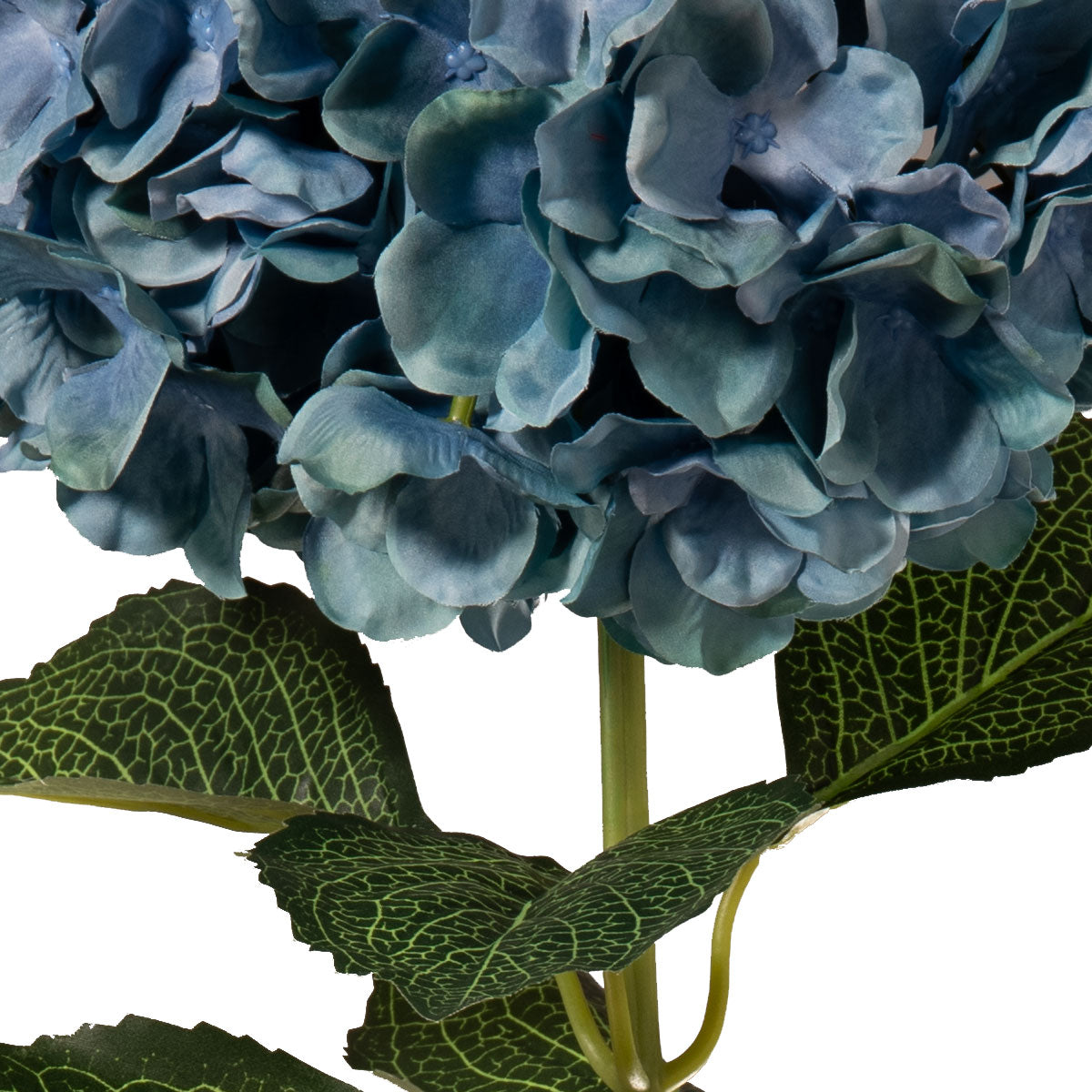 Large Head Hydrangea Blue Green 92cm image 3
