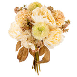 Dry Image Peony Heritage Mixed Bouquet Linen White image 1