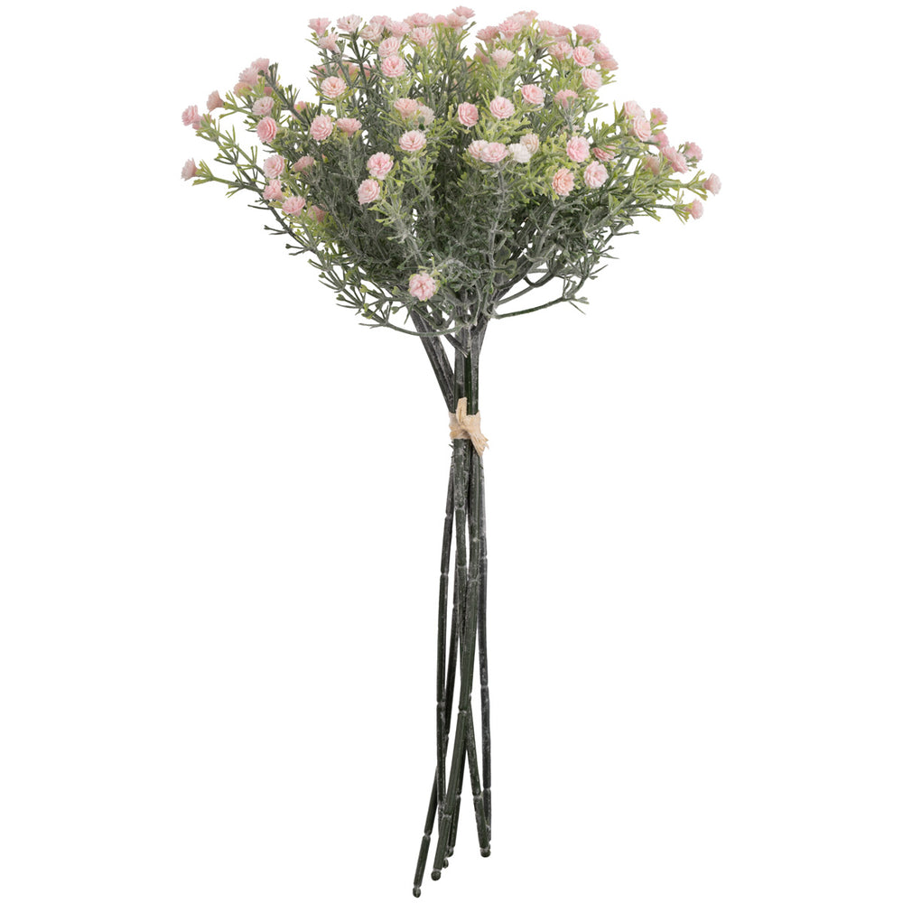 Mini Open Gypsophilia Bunch x 6 Light Pink 33cm image 0
