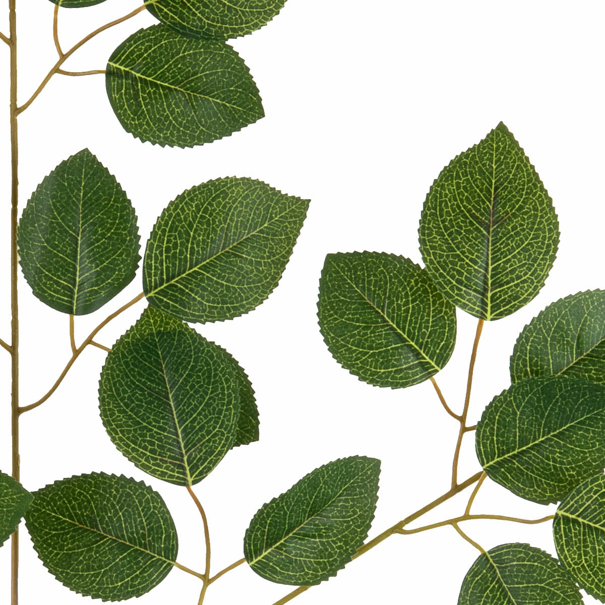 28" Rose Leaves 3 Stems with 45 Leaves Green (Pack 12) image 1
