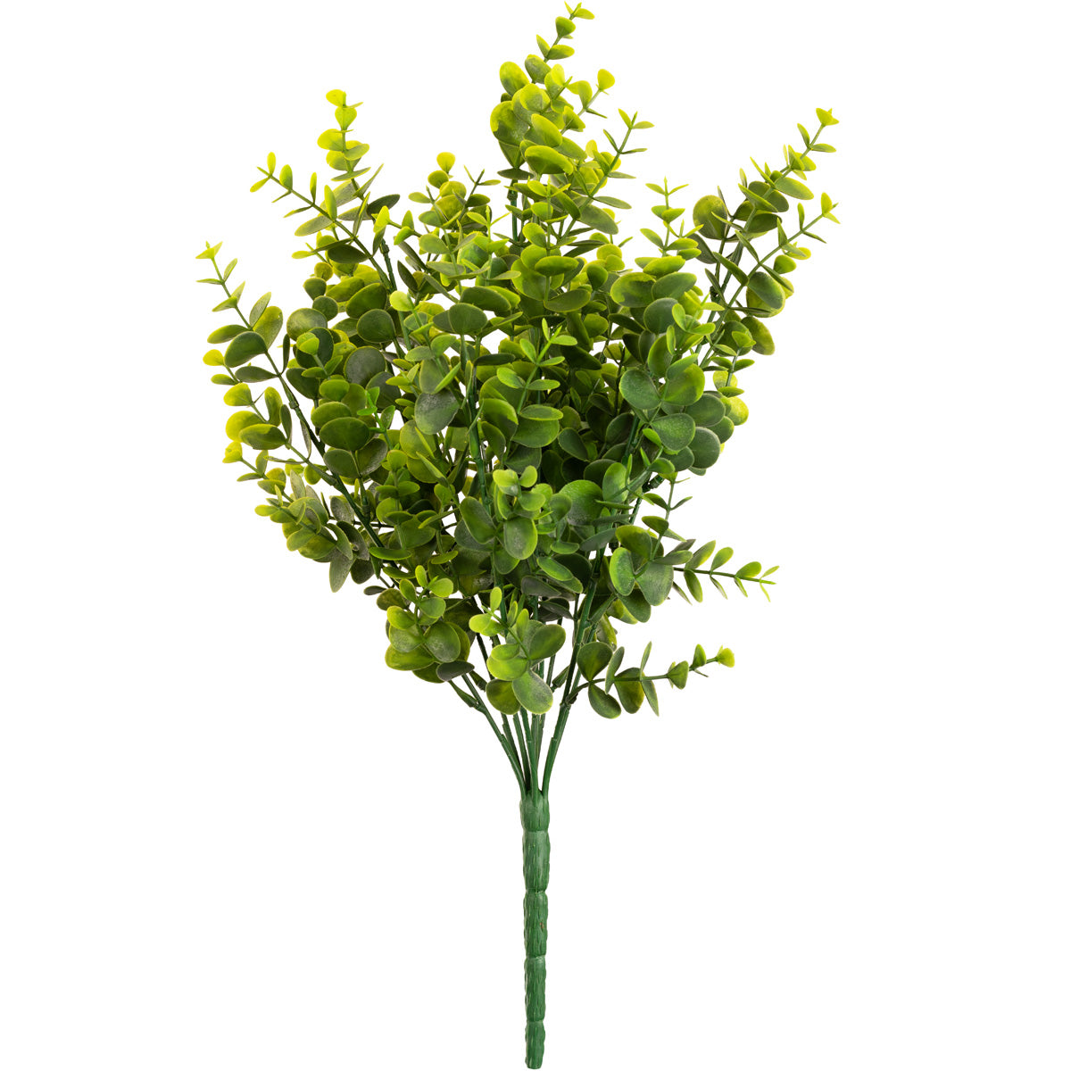 Plastic Eucalyptus Bush Large x 9 Sage Green image 0