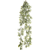 Hanging Plastic Flocked Leaf Bush image 0