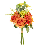 Hand Tied Rose Dahlia Bunch Orange image 1